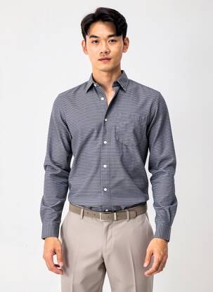 Cămașă cu mâneci lungi albastru JACK & JONES bărbat