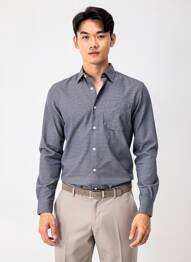 Cămașă cu mâneci lungi albastru JACK & JONES bărbat