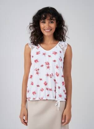 Tricou alb STREET ONE femeie