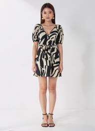 Rochie scurtă negru VILA femeie
