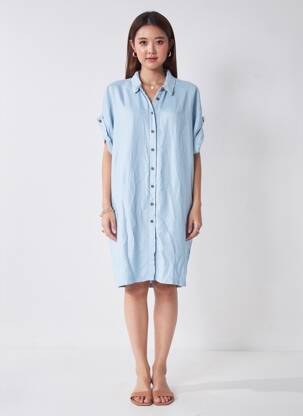 Rochie scurtă albastru LE FABULEUX MARCEL DE BRUXELLES femeie
