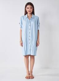 Rochie scurtă albastru LE FABULEUX MARCEL DE BRUXELLES femeie