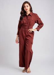 Salopetă-pantalon roșu MANGO femeie