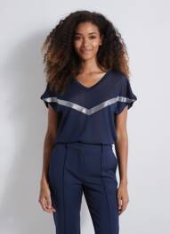 Tricou albastru ONLY femeie