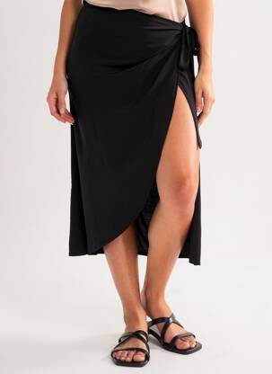 Fustă midi negru VERO MODA femeie