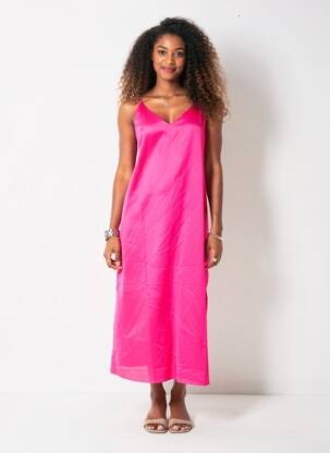 Rochie scurtă roz VILA femeie