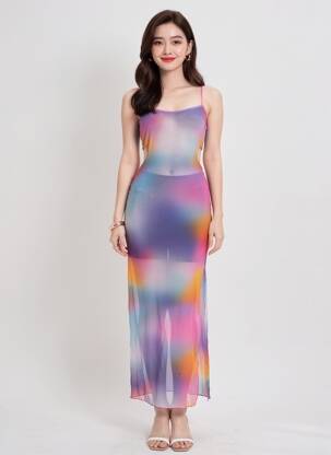 Rochie scurtă violet TALLY WEIJL femeie