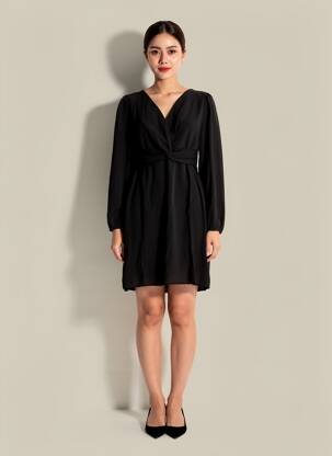 Rochie scurtă negru MOLLY BRACKEN femeie