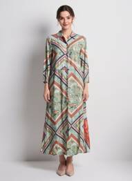 Rochie lungă verde TOM TAILOR femeie