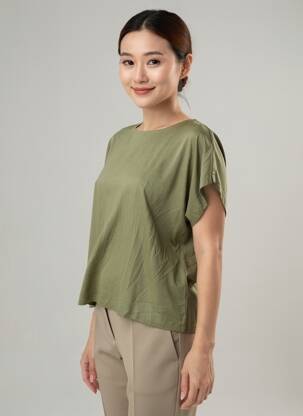 Top verde S.OLIVER femeie