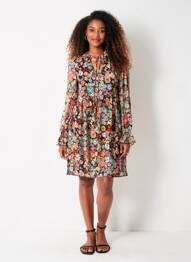 Rochie scurtă negru NAF NAF femeie