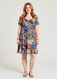 Rochie scurtă albastru MOLLY BRACKEN femeie