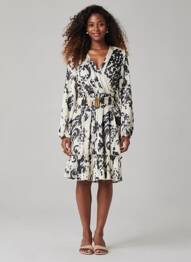 Rochie midi negru JS MILLENIUM femeie
