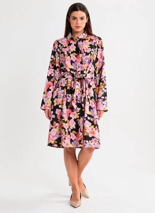 Rochie midi roz VERO MODA femeie