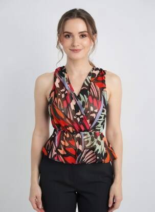 Top portocalie MOLLY BRACKEN femeie
