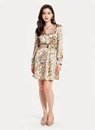 Rochie scurtă bej VERO MODA femeie