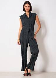 Salopetă-pantalon negru MANGO femeie