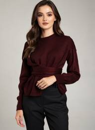 Pulover roșu ASTRID BLACK LABEL femeie