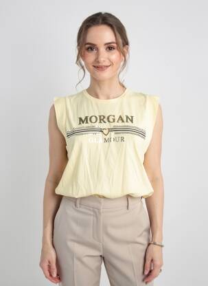 Top galben MORGAN femeie
