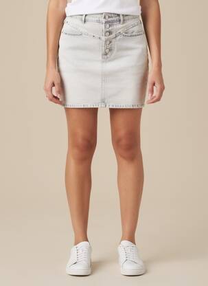 Fustă scurtă gri ONLY femeie
