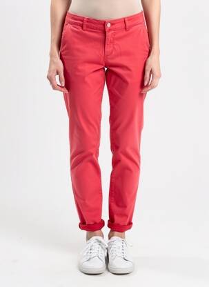 Pantalon chino roșu MORE & MORE femeie