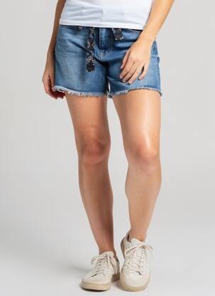 Șort albastru SUPERDRY femeie