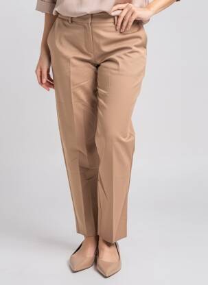Pantalon drept maro MANGO femeie