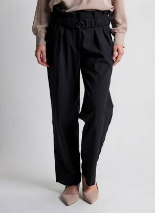 Pantalon drept negru NAF NAF femeie