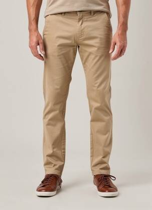 Pantalon chino maro BRUCE & BUTLER  bărbat