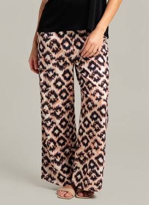 Pantalon larg portocalie VILA femeie
