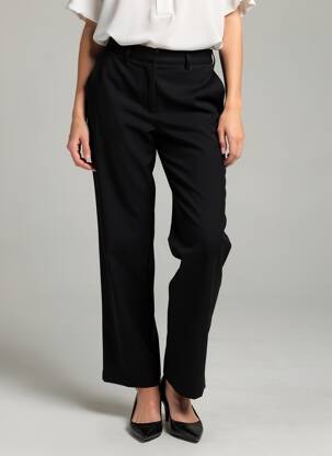 Pantalon drept negru VILA femeie