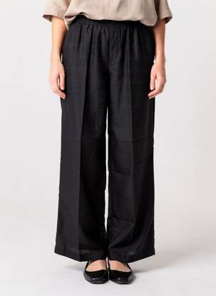 Pantalon larg negru JACQUELINE DE YONG femeie