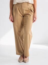 Pantalon drept maro ESPRIT femeie