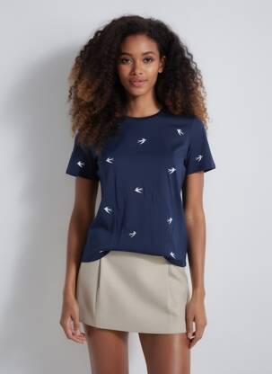 Tricou albastru ONLY femeie