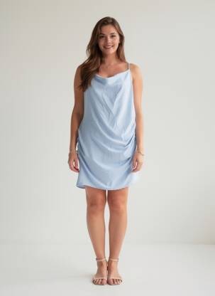Rochie scurtă albastru ONLY femeie