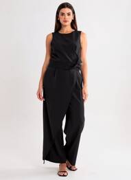 Salopetă-pantalon negru VILA femeie