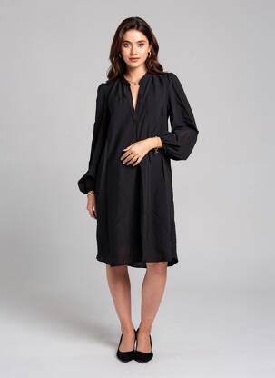 Rochie lungă negru VILA femeie