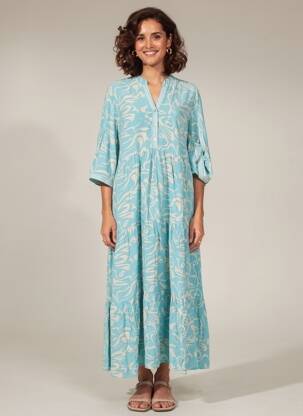 Rochie lungă albastru MORE & MORE femeie
