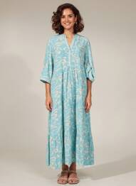 Rochie lungă albastru MORE & MORE femeie