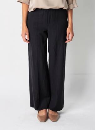 Pantalon larg negru VERO MODA femeie