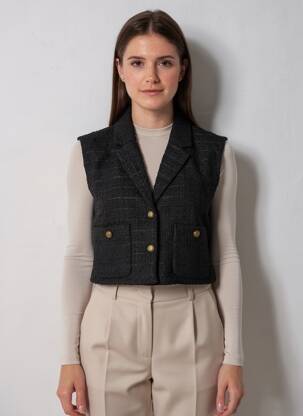 Jachete casual negru ONLY femeie