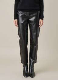Pantalon drept negru VILA femeie