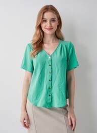 Cămașă verde VERO MODA femeie