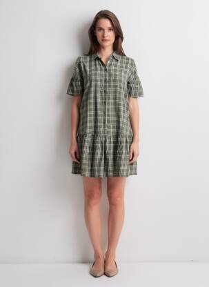 Rochie scurtă verde NOISY MAY femeie
