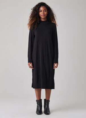Rochie lungă negru VILA femeie