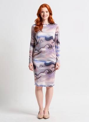Rochie scurtă violet JACQUELINE DE YONG femeie