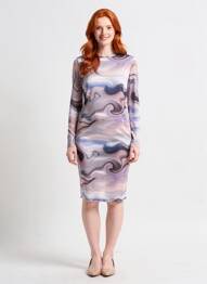 Rochie scurtă violet JACQUELINE DE YONG femeie