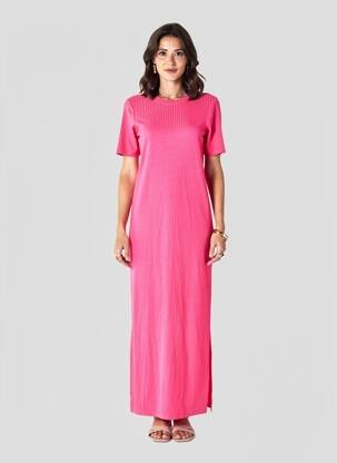 Rochie scurtă roșu PIECES femeie