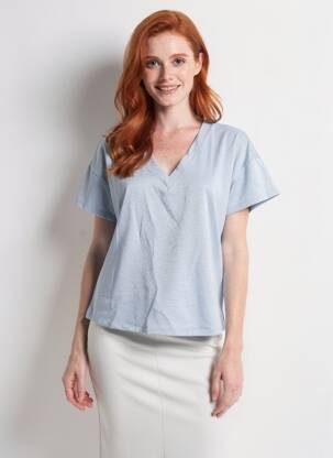 Tricou albastru VERO MODA femeie