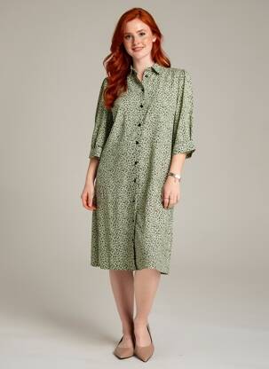 Rochie midi verde ONLY femeie